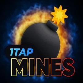 1Tap Mines logo by Turbo Games at Golden Panda Casino