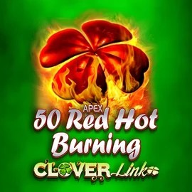 50 Red Hot Burning Clover Links game by Novomatic – logo hosted on Golden Panda Casino