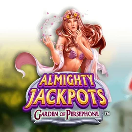 Official Jackpots logo: Almighty Jackpots: Garden of Persephone by Novomatic at Golden Panda Casino