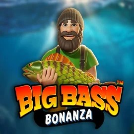 Slots logo of Big Bass Bonanza from Pragmatic Play at Golden Panda Casino