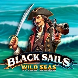 Slots logo of Black Sails Wild Seas from Infinity Dragon Studios at Golden Panda Casino
