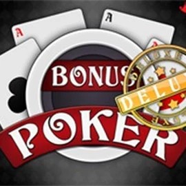 Bonus Poker Deluxe - 3 Hands logo by RTG (Reel Time Gaming) at Golden Panda Casino