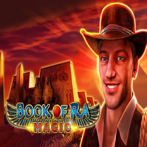 Book of Ra Magic logo by Greentube Golden Panda Casino