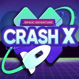 Enjoy Crash X by Turbo Games – logo hosted on goldenpanda-casino.org