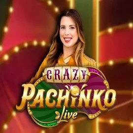Official Live Casino logo: Crazy Pachinko by Evolution at Golden Panda Casino