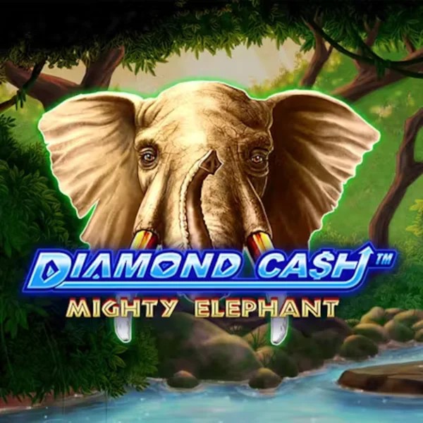 Diamond Cash Mighty Elephant slot icon by Greentube, available at Golden Panda Casino