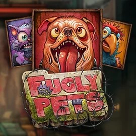Fugly Pets online game logo by Stakelogic on goldenpanda-casino.org