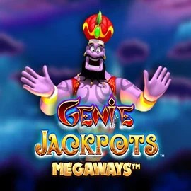 Genie Jackpots Megaways logo – Jackpots by Blueprint Gaming at Golden Panda Casino