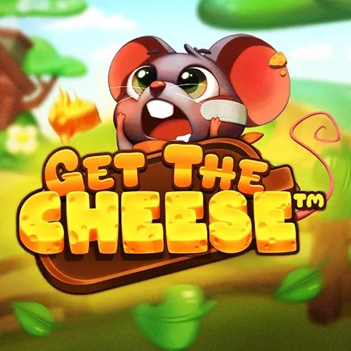 Get The Cheese slot logo by Hacksaw Gaming at Golden Panda Casino