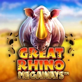 Great Rhino Megaways logo by Pragmatic Play at Golden Panda Casino