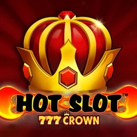 Hot Slot 777 Crown slot logo by Wazdan at Golden Panda Casino