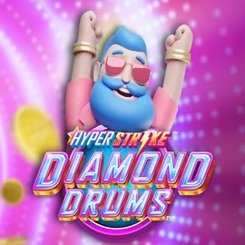 Hyper Strike Diamond Drums by Gameburger Studios, showcased at goldenpanda-casino.org – game logo