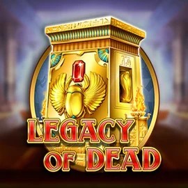 Legacy of Dead slot logo by Play’n GO at Golden Panda Casino