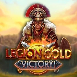 Legion Gold Victory! casino game by Play’n GO – featured logo at Golden Panda Casino