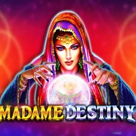 Madame Destiny online game logo by Pragmatic Play on goldenpanda-casino.org