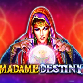 Madame Destiny online game logo by Pragmatic Play on goldenpanda-casino.org