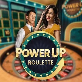 PowerUP Roulette game by Pragmatic Play – logo hosted on Golden Panda Casino