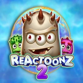 Reactoonz 2 logo by Play'n GO Golden Panda Casino