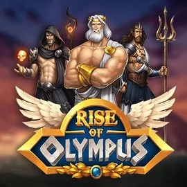 Slots logo of Rise of Olympus from Play’n GO at Golden Panda Casino