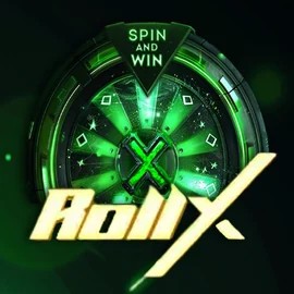 Roll X slot logo by SmartSoft at Golden Panda Casino