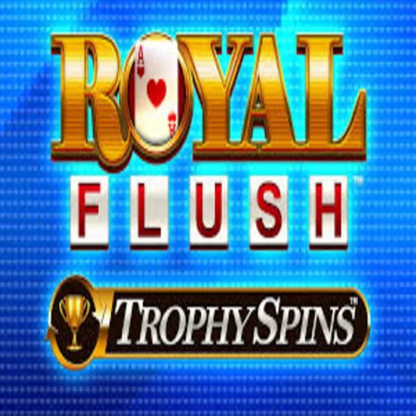Royal Flush Trophy Spins logo – Slots by Greentube at Golden Panda Casino