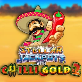 Stellar Jackpots with Chilli Gold x2 logo – Jackpots by Lightning Box Game at Golden Panda Casino