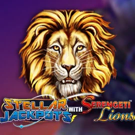 Try Stellar Jackpots with Serengeti Lions slot by Lightning Box Game on goldenpanda-casino.org – logo image