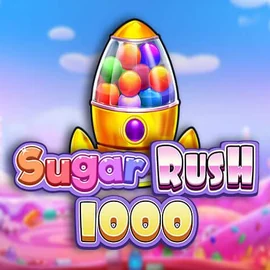 Sugar Rush 1000 logo by Pragmatic Play at Golden Panda CasinoSugar Rush 1000