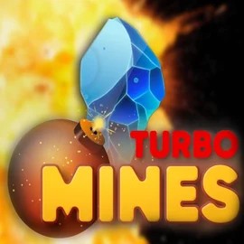 Turbo Mines logo by Turbo Games Golden Panda Casino