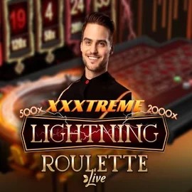 XXXtreme Lightning Roulette logo – Live Casino by Evolution at Golden Panda Casino